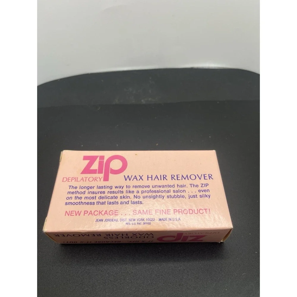 Vintage ZIP Odorless‎ Wax Hair Remover 3 1/3 Ozs Made In USA